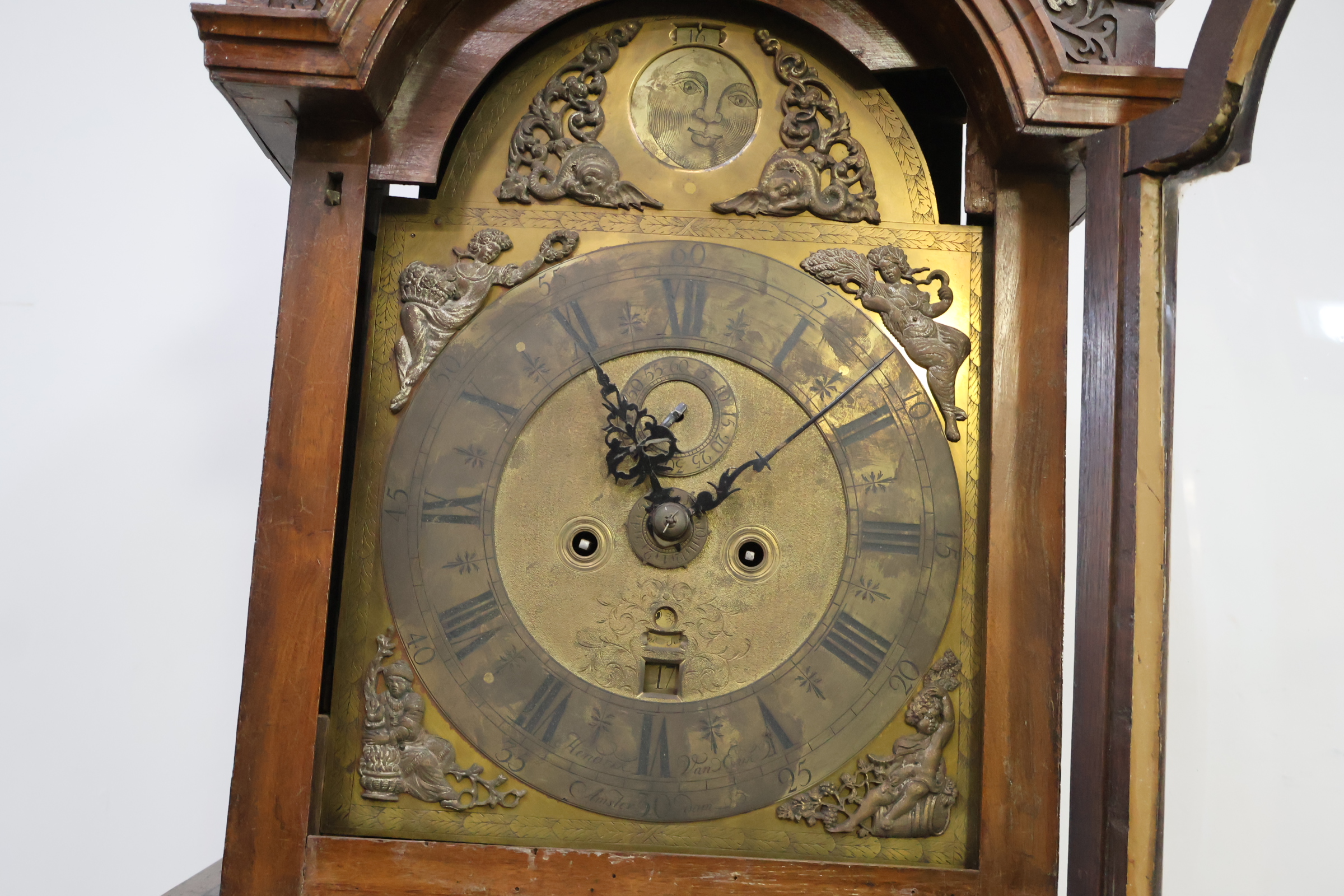 Antieke staande klok in houten kast - Comtoise Klok – foto 19 – kavel bij GSD Auctions, Zoeterwoude