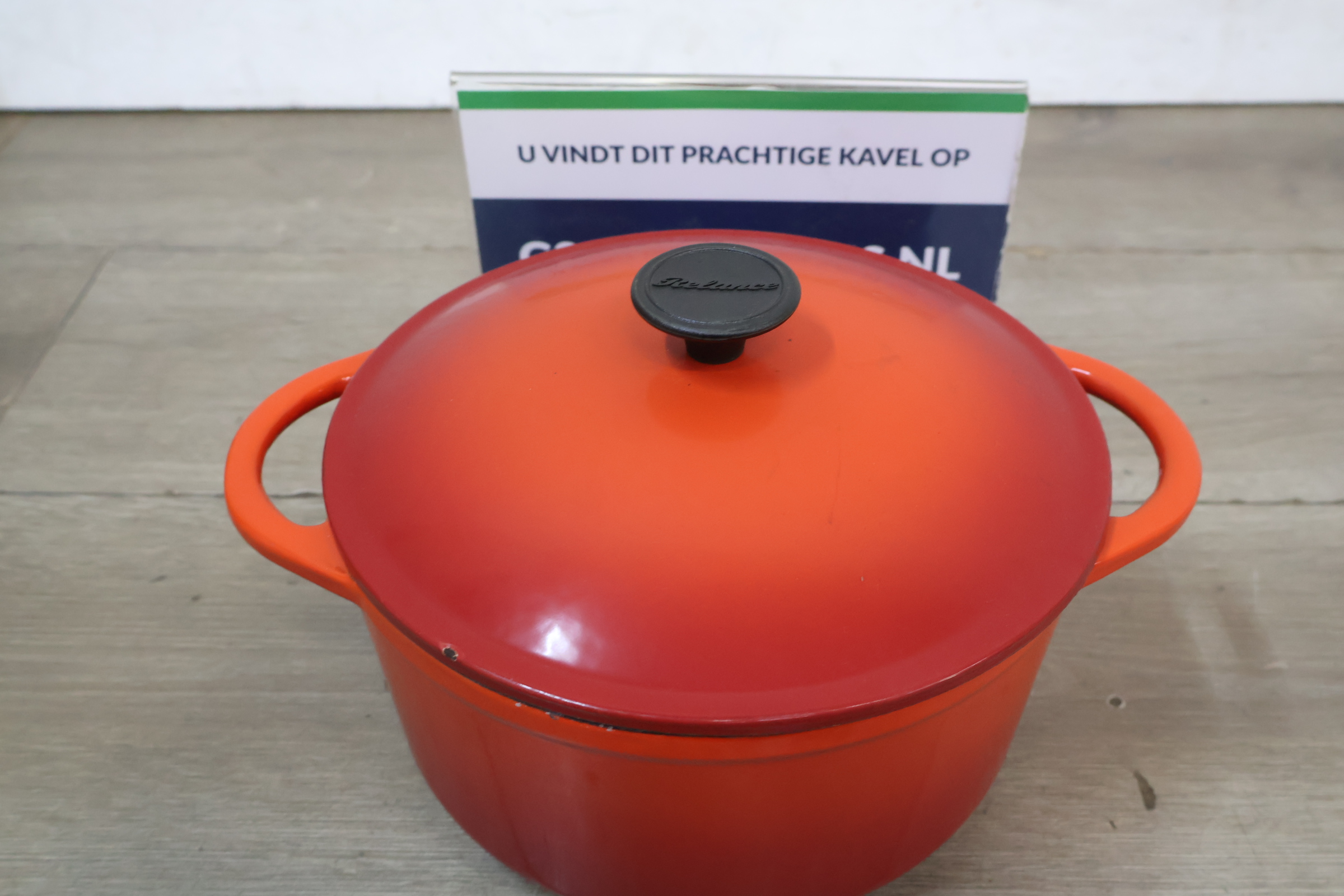 Gietijzeren braadpan met deksel - Relance – foto 2 – kavel bij GSD Auctions, Zoeterwoude