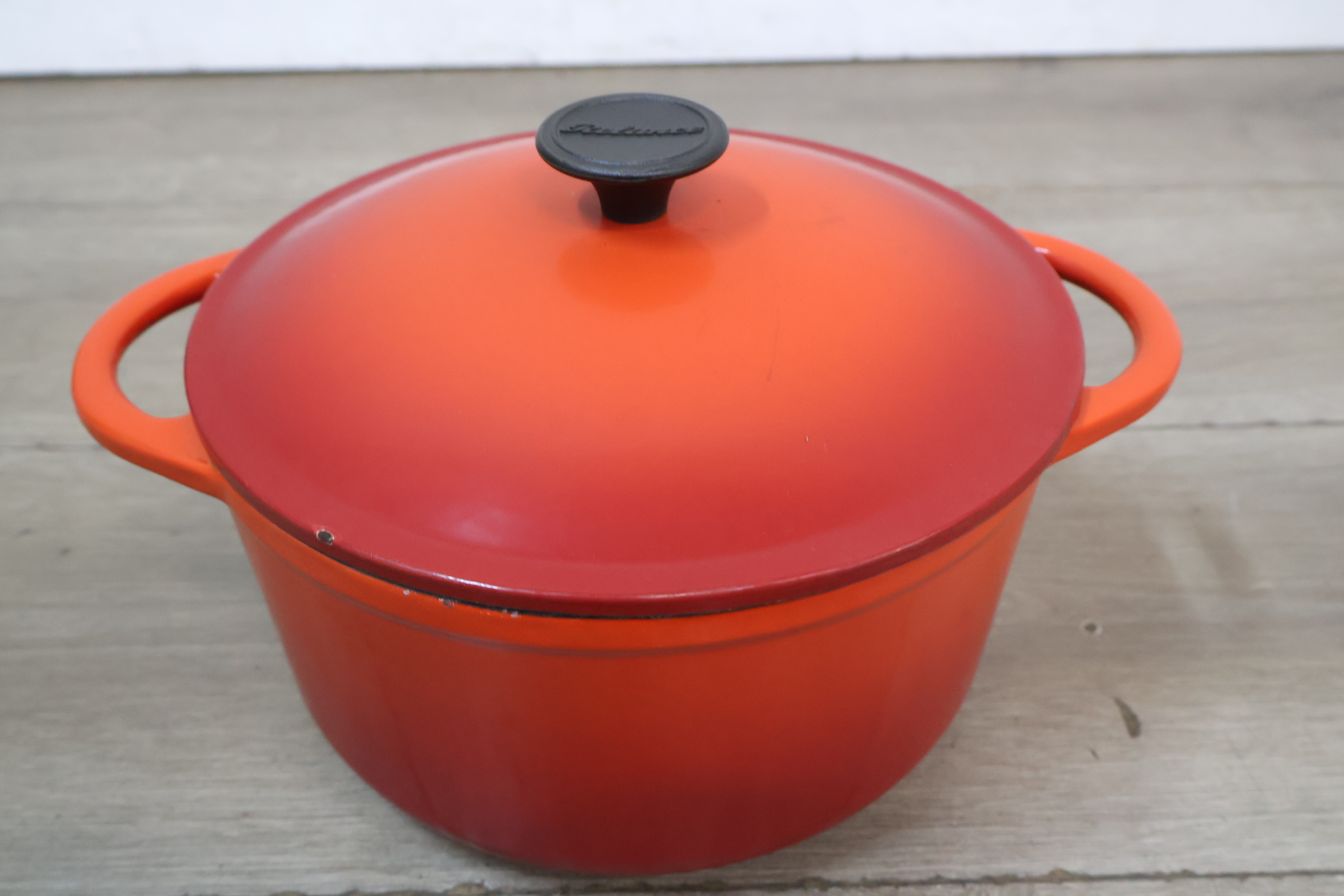 Gietijzeren braadpan met deksel - Relance – foto 3 – kavel bij GSD Auctions, Zoeterwoude