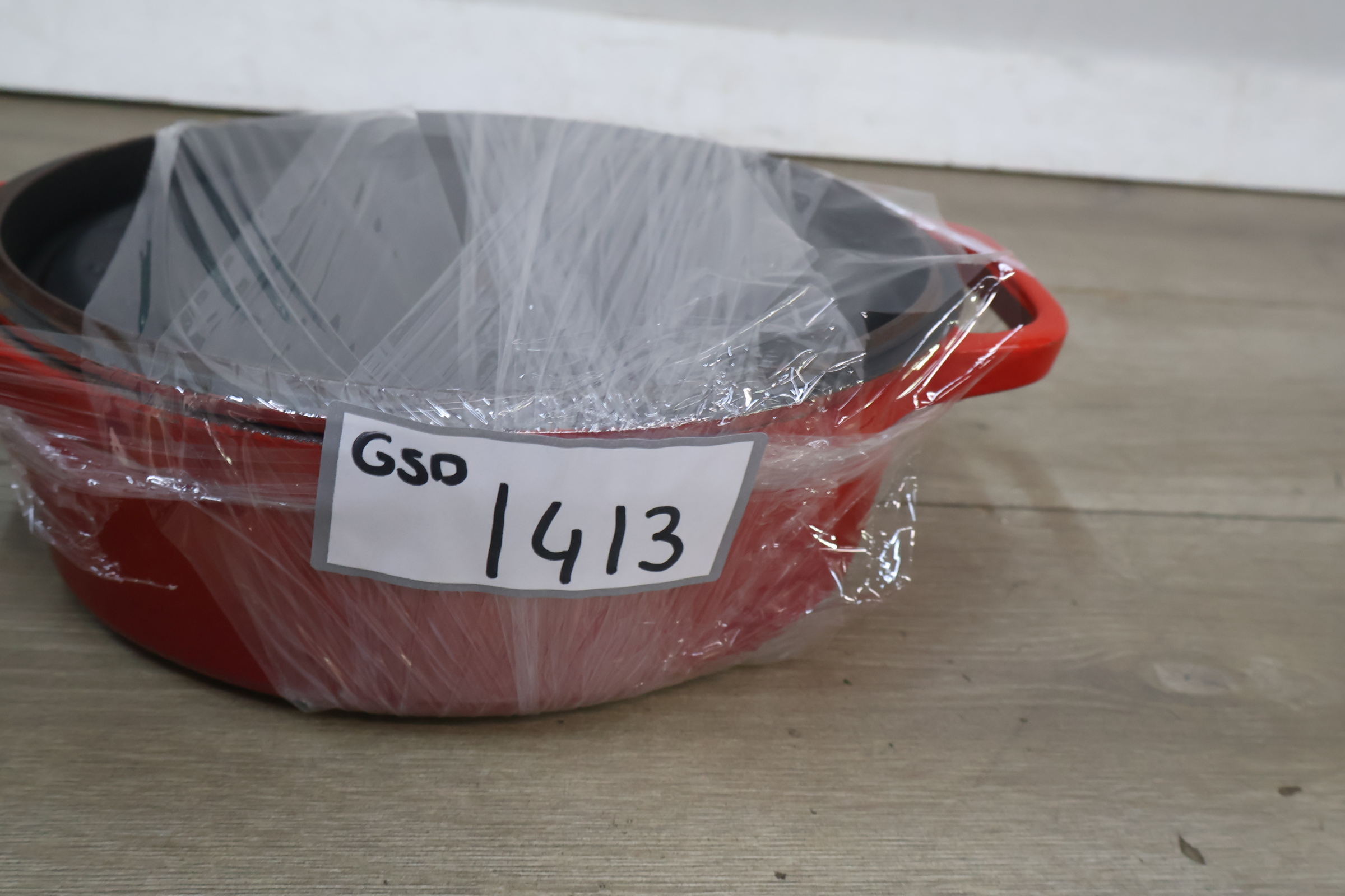 Geëmailleerde gietijzeren braadpan – foto 18 – kavel bij GSD Auctions, Zoeterwoude