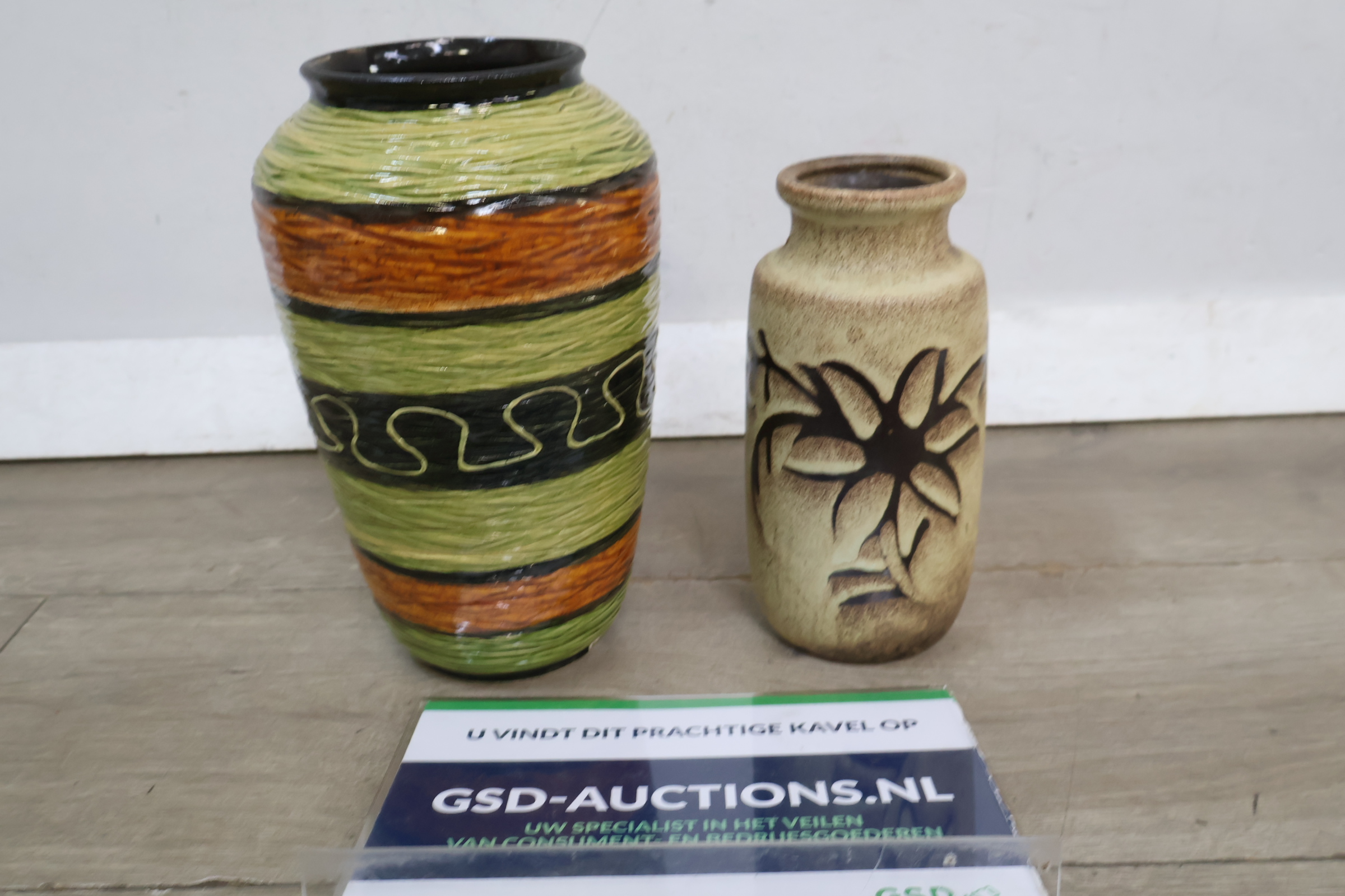 Set van 2 W-Germany vazen – foto 2 – kavel bij GSD Auctions, Zoeterwoude