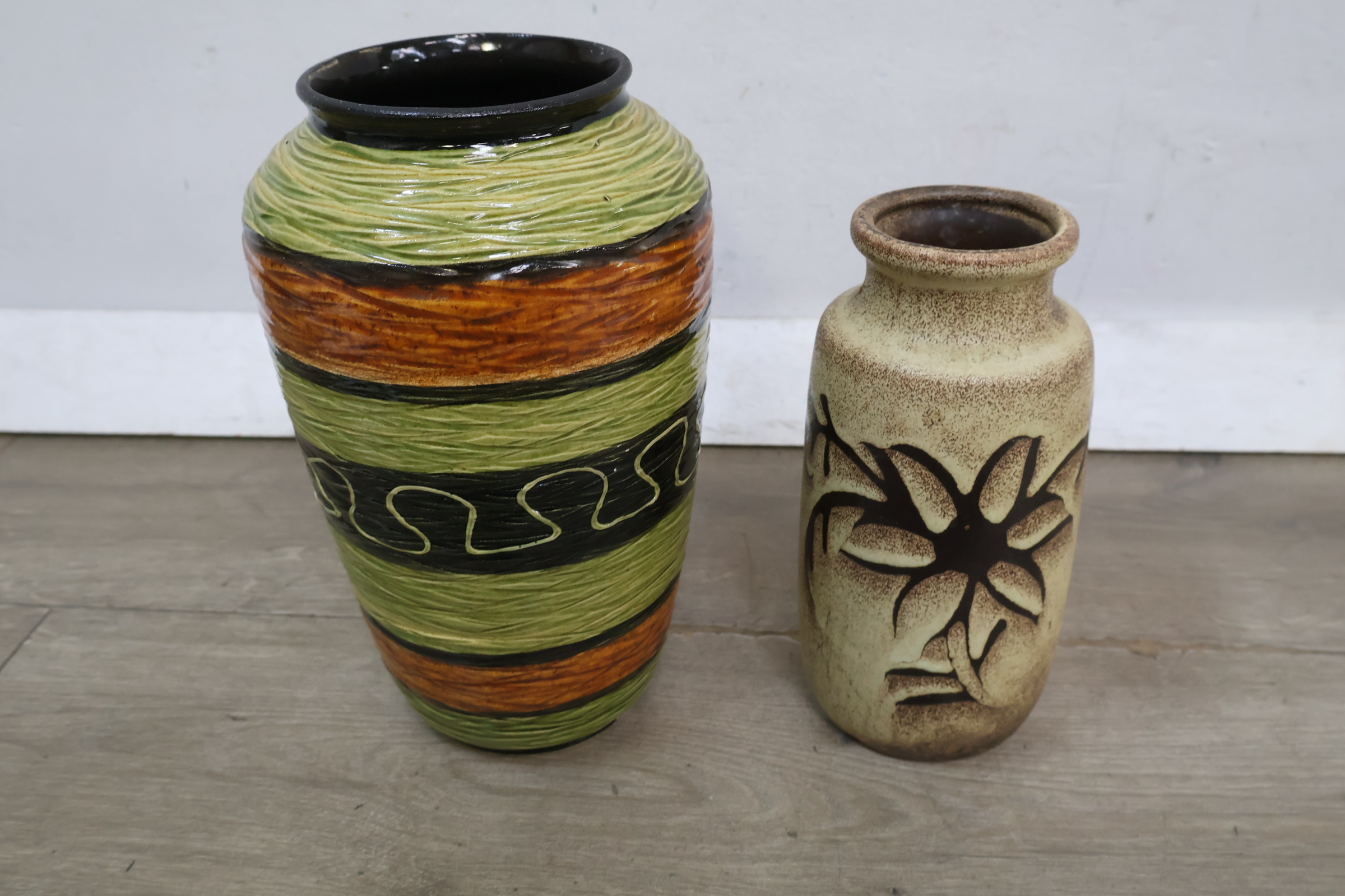 Set van 2 W-Germany vazen – foto 3 – kavel bij GSD Auctions, Zoeterwoude