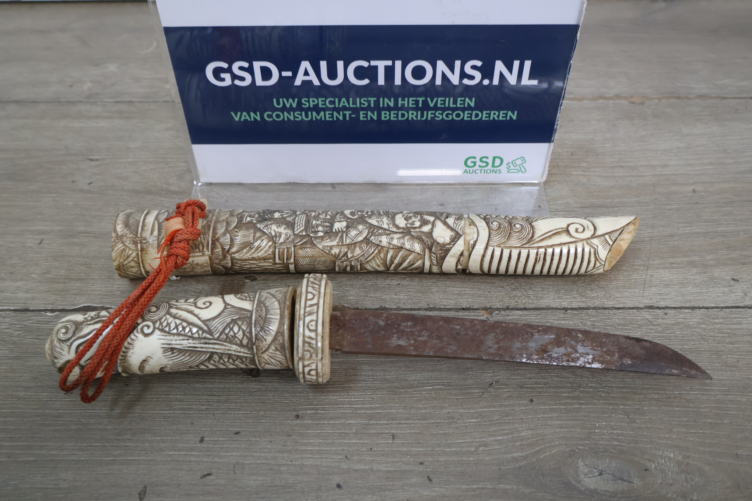 Japanse Been tanto (traditioneel mes) - Meiji-periode – foto 2 – kavel bij GSD Auctions, Zoeterwoude