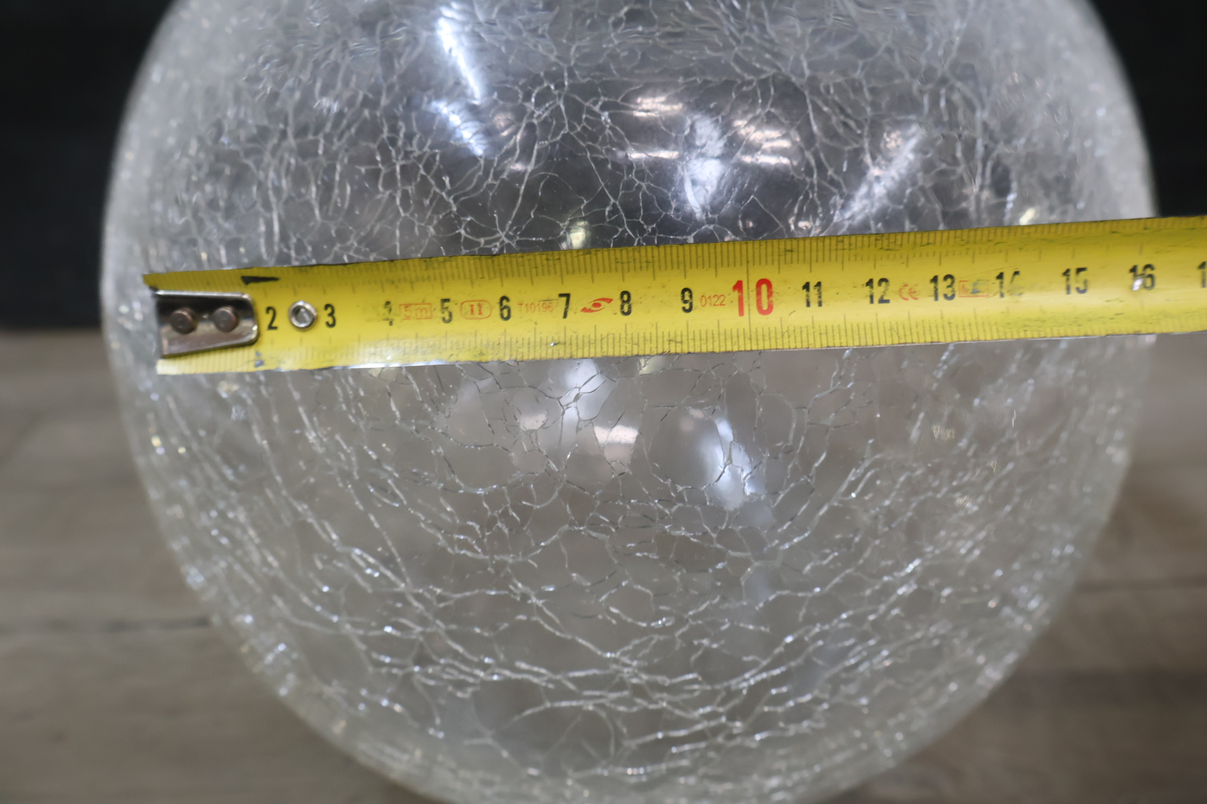 Transparante glazen vaas met craquelé effect – foto 17 – kavel bij GSD Auctions, Zoeterwoude