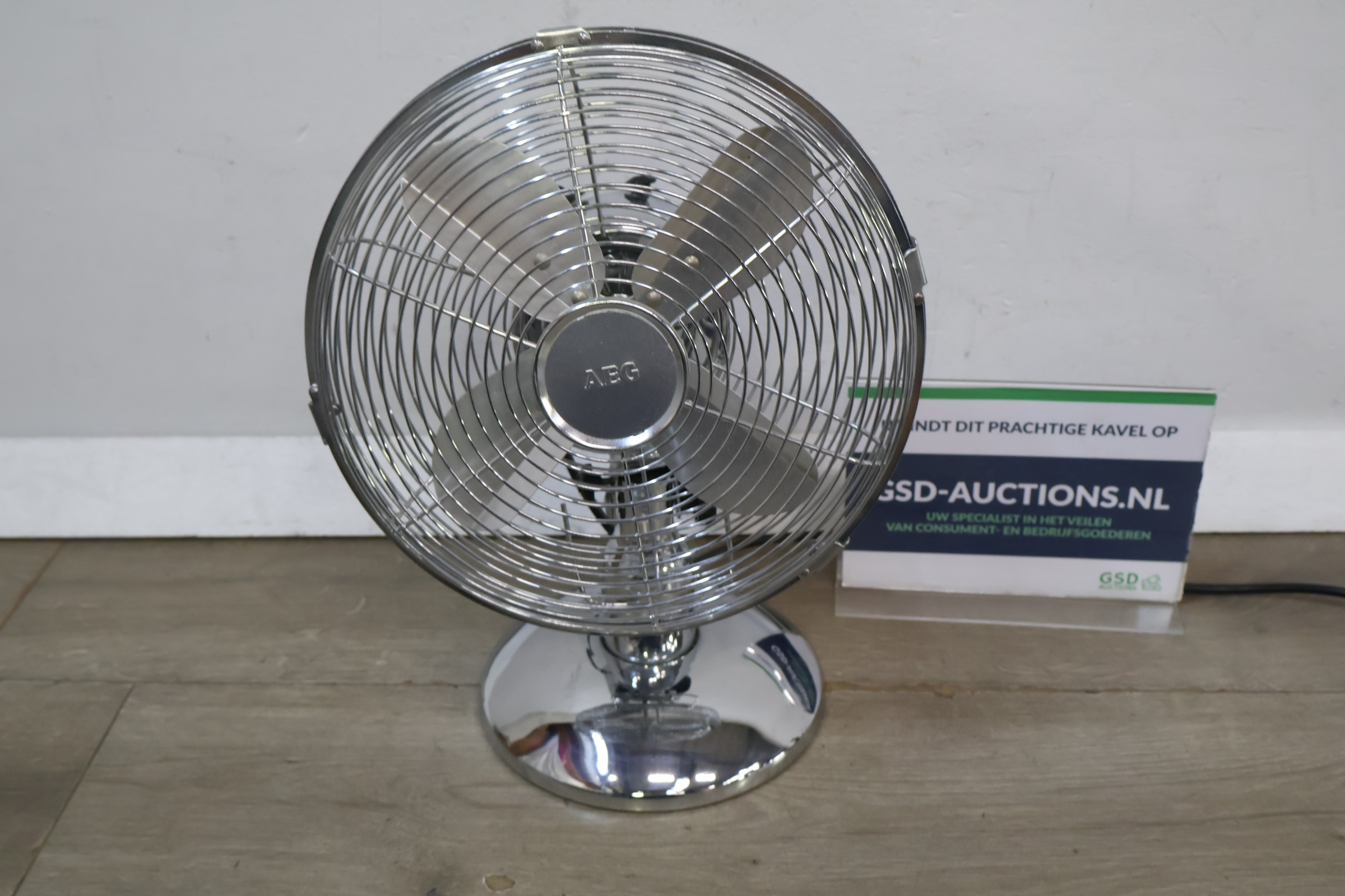 AEG Chromen Tafelventilator – foto 2 – kavel bij GSD Auctions, Zoeterwoude