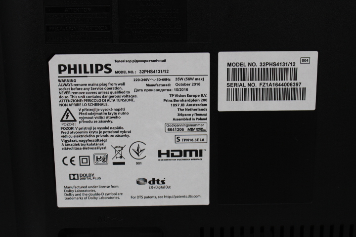 Philips 32'inch flat screen televisie – foto 13 – kavel bij GSD Auctions, Zoeterwoude