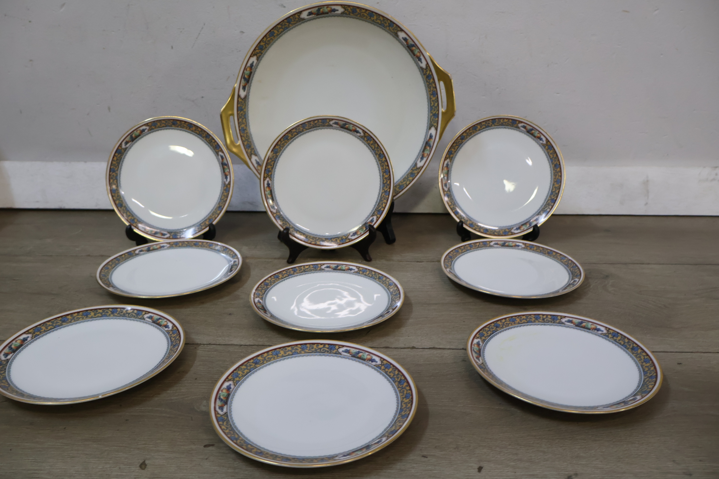 Porseleinen gebakservies – foto 3 – kavel bij GSD Auctions, Zoeterwoude