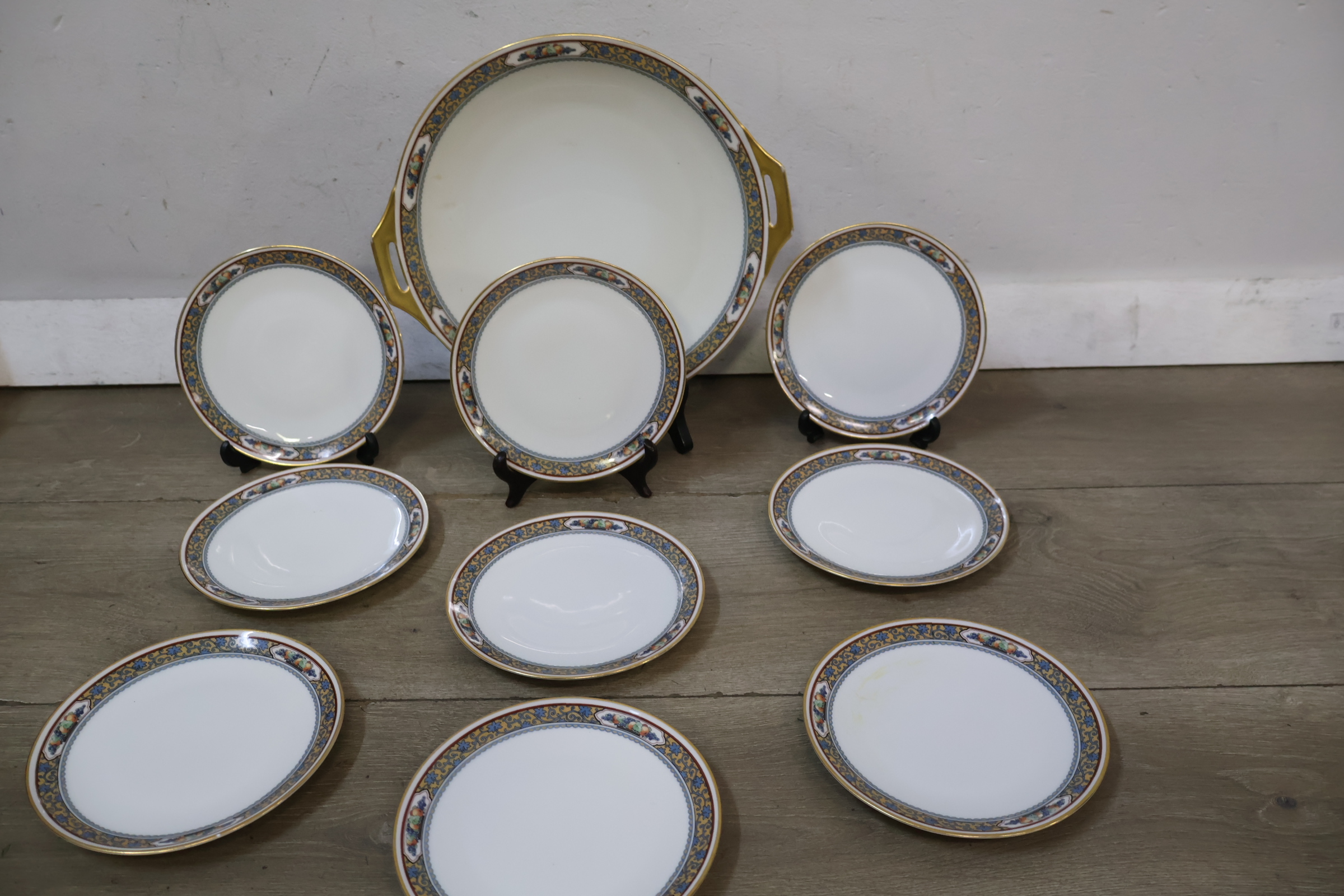 Porseleinen gebakservies – foto 4 – kavel bij GSD Auctions, Zoeterwoude