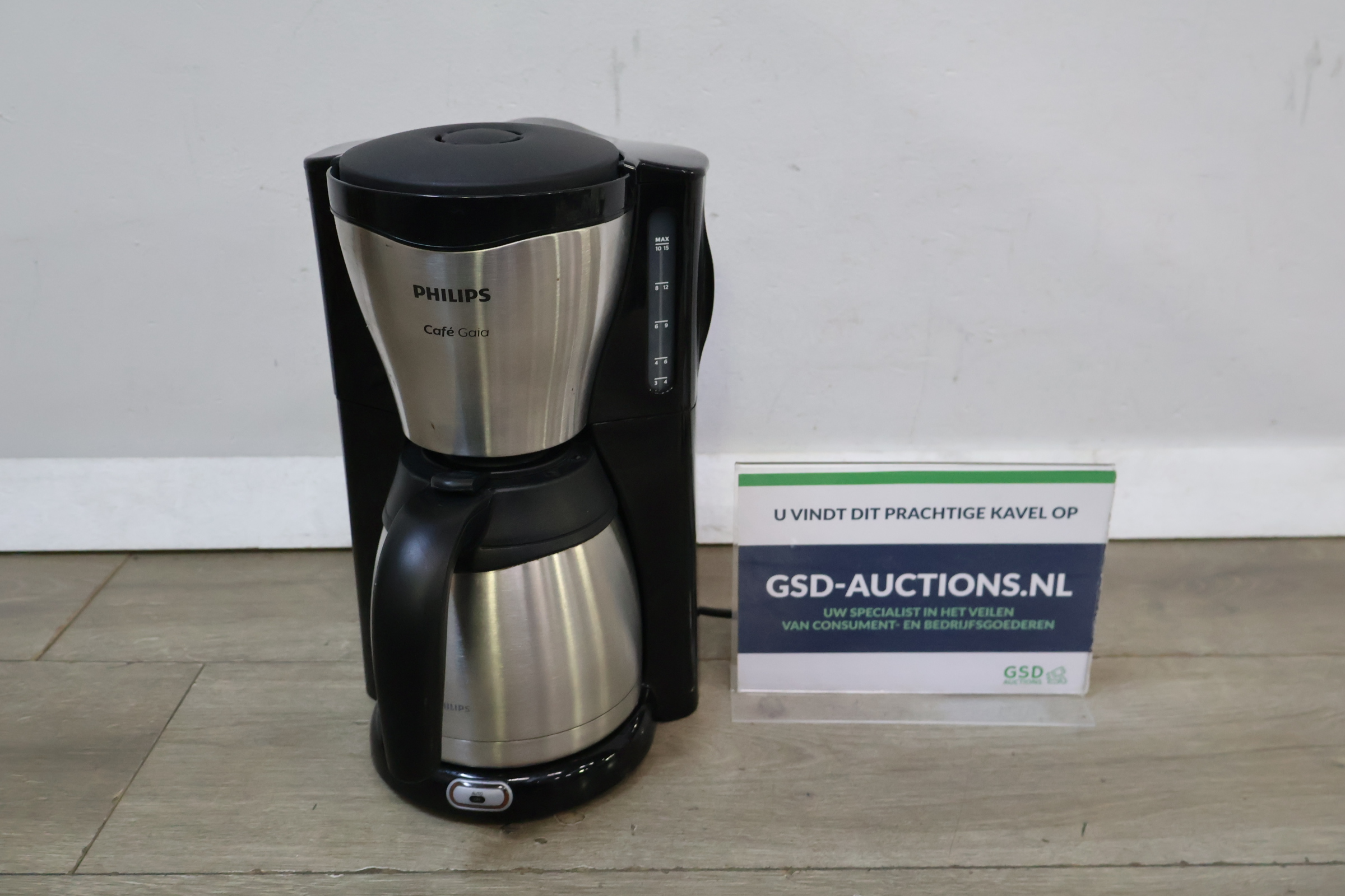 Philips Café Gaia koffiezetapparaat – foto 2 – kavel bij GSD Auctions, Zoeterwoude