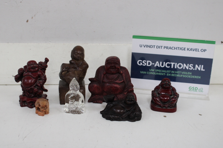 Set van 7 Boeddha beeldjes – foto 2 – kavel bij GSD Auctions, Zoeterwoude