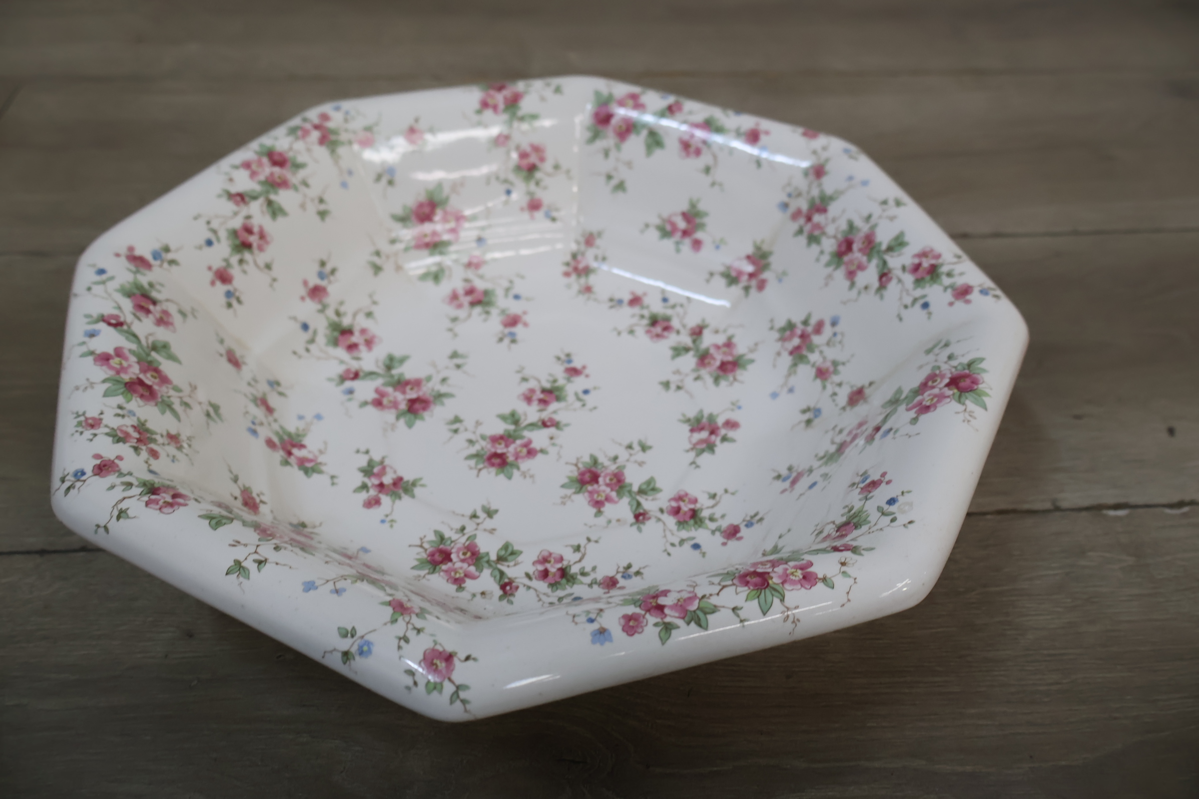 Porseleinen Lampetstel met bloemenmotief – foto 7 – kavel bij GSD Auctions, Zoeterwoude
