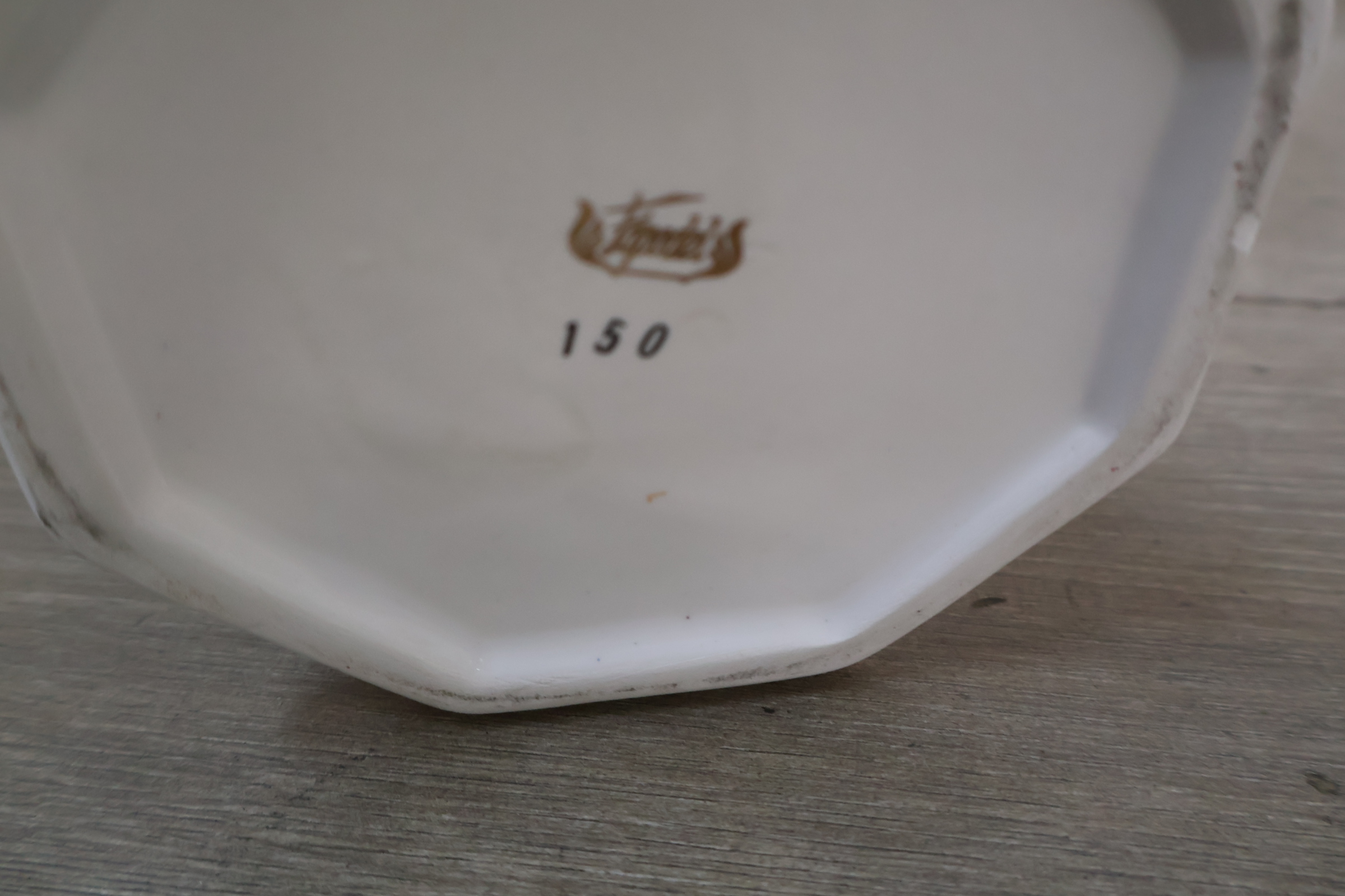 Porseleinen Lampetstel met bloemenmotief – foto 10 – kavel bij GSD Auctions, Zoeterwoude
