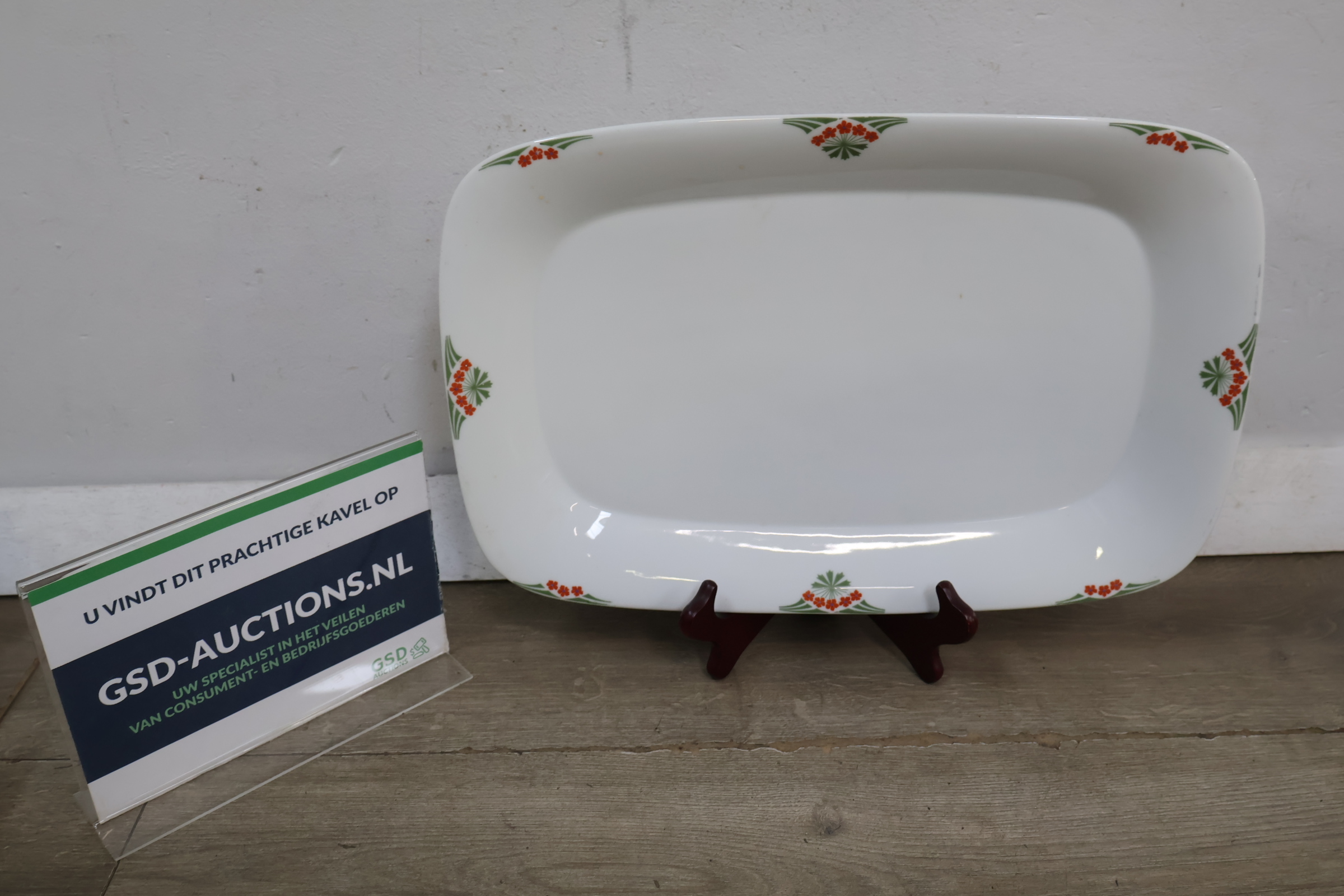 Rechthoekig Porseleinen Schaal – foto 2 – kavel bij GSD Auctions, Zoeterwoude