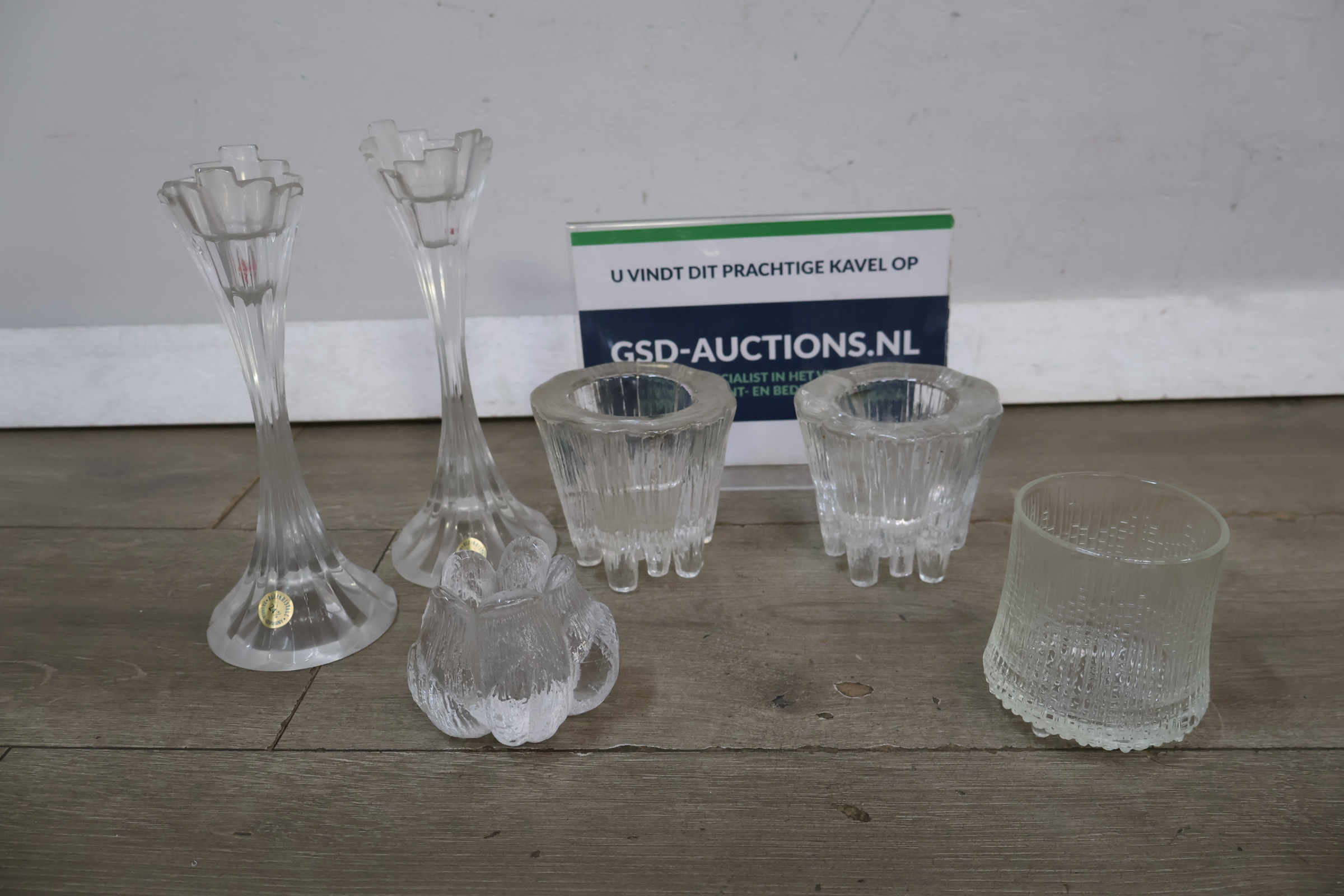 Kristallen Kandelaars – foto 2 – kavel bij GSD Auctions, Zoeterwoude
