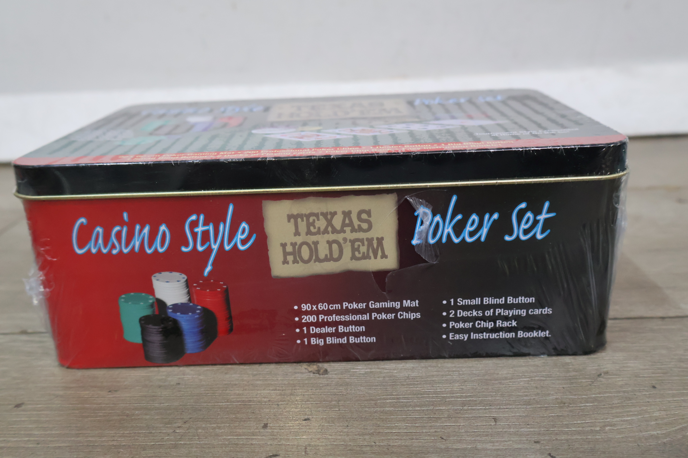 Casino Style Texas Hold'em Poker Set – foto 3 – kavel bij GSD Auctions, Zoeterwoude