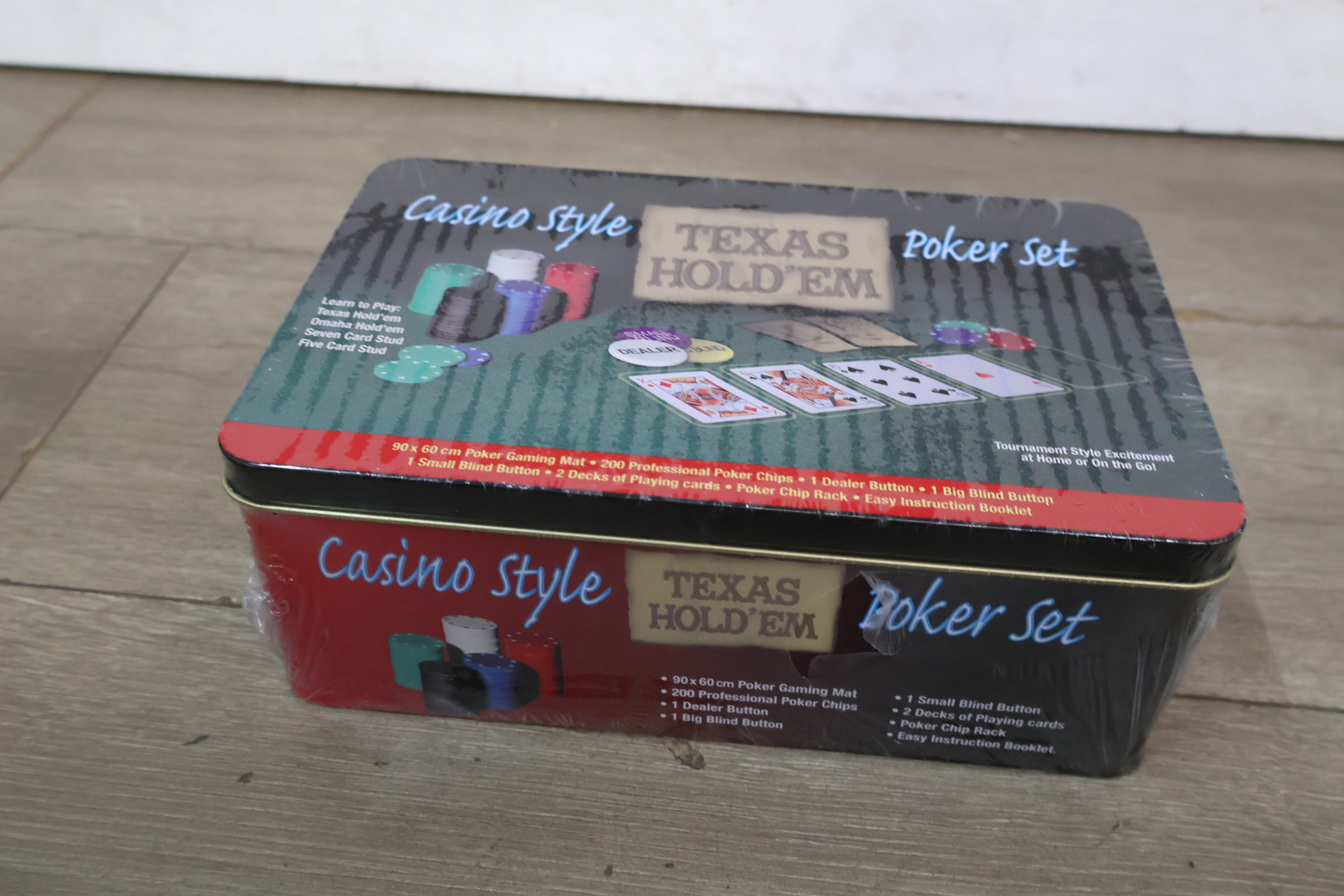 Casino Style Texas Hold'em Poker Set – foto 4 – kavel bij GSD Auctions, Zoeterwoude
