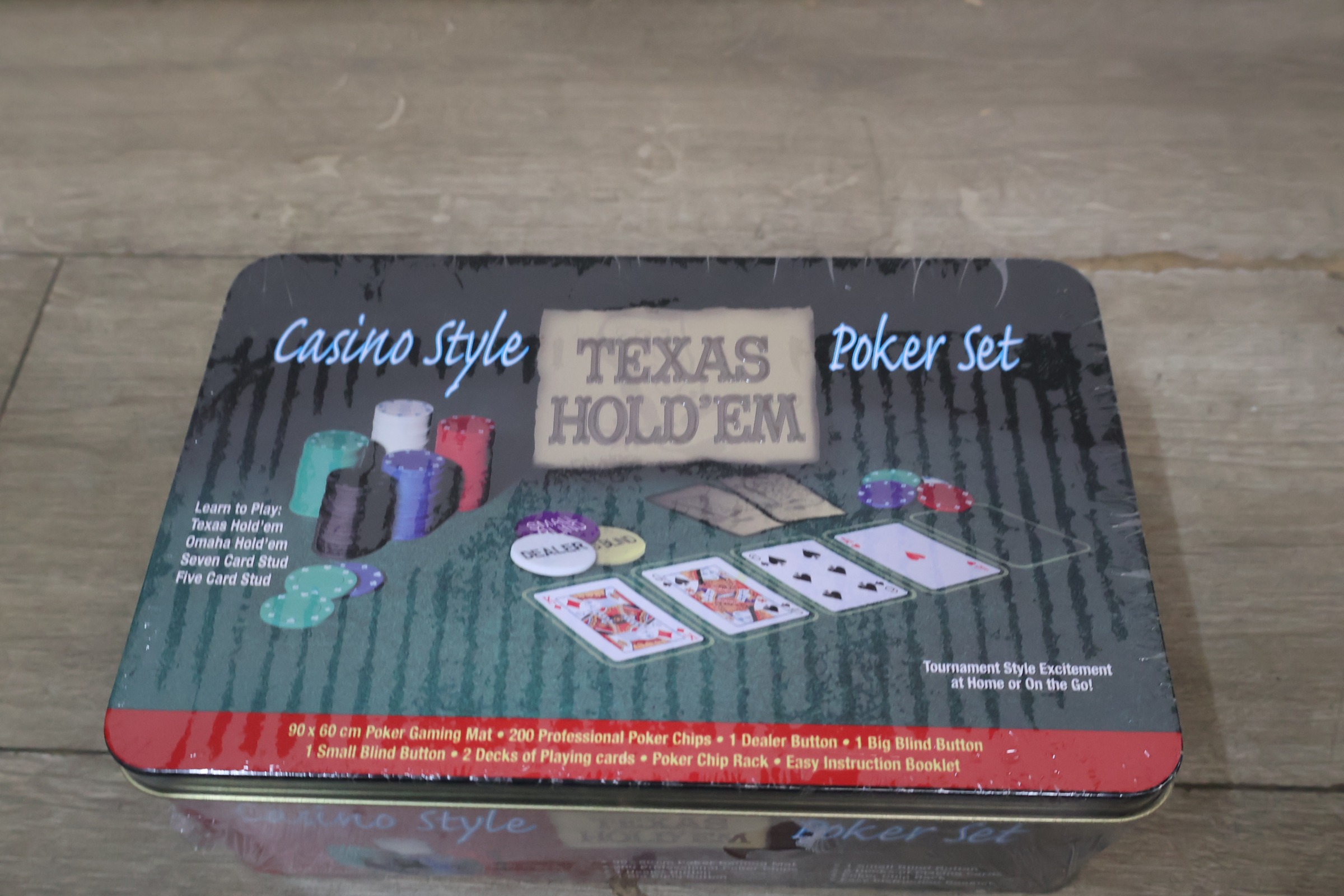 Casino Style Texas Hold'em Poker Set – foto 5 – kavel bij GSD Auctions, Zoeterwoude