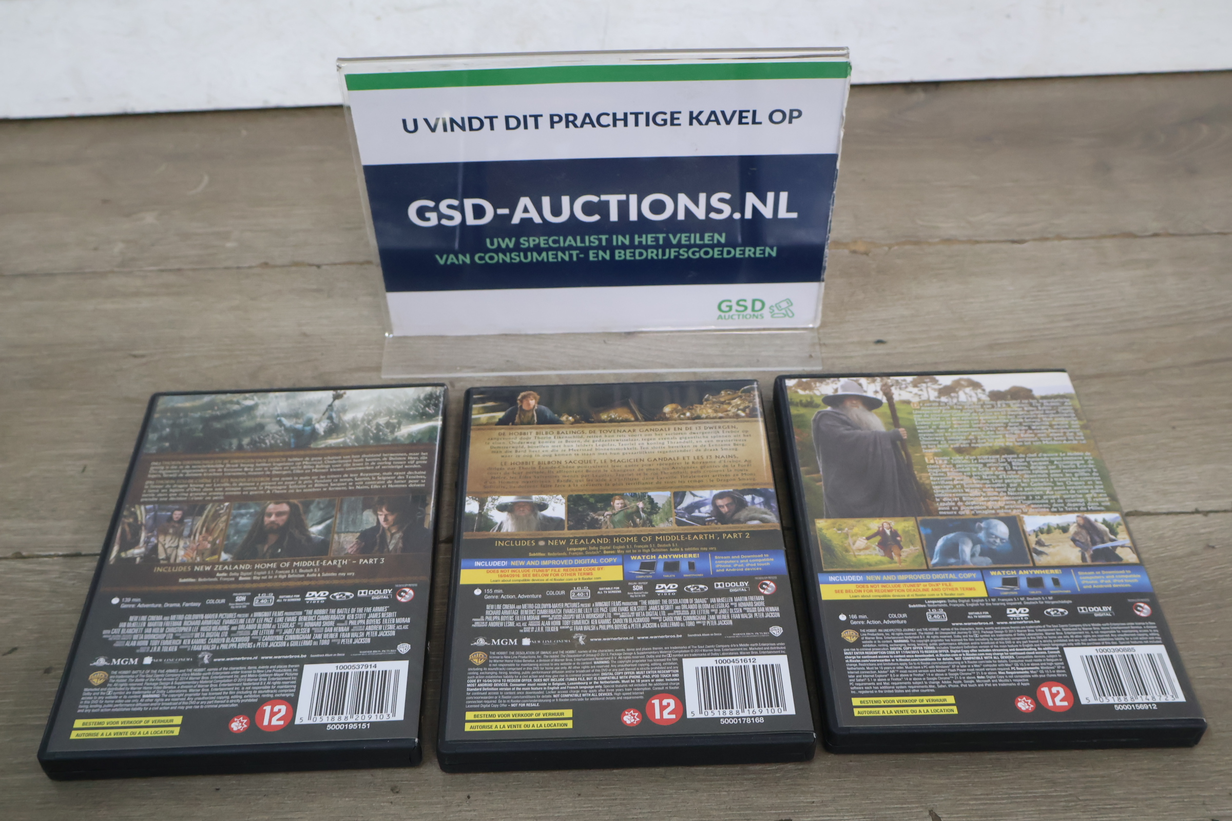 The Hobbit DVD boxset trilogie – foto 2 – kavel bij GSD Auctions, Zoeterwoude