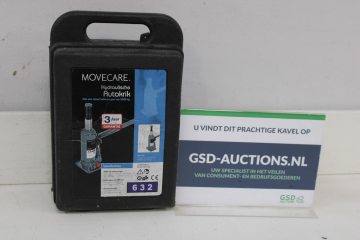 MOVECARE hydraulische autokrik 5000 kg – foto 2 – kavel bij GSD Auctions, Zoeterwoude