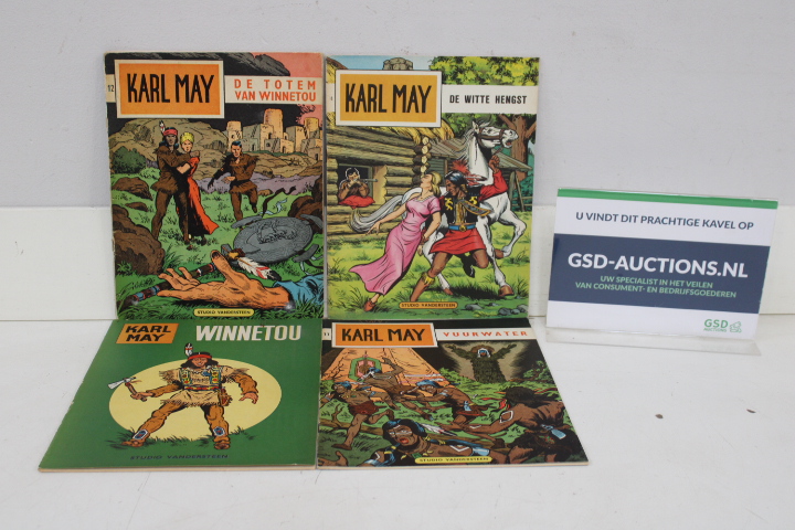 Karl May stripboeken set van 4 – foto 2 – kavel bij GSD Auctions, Zoeterwoude