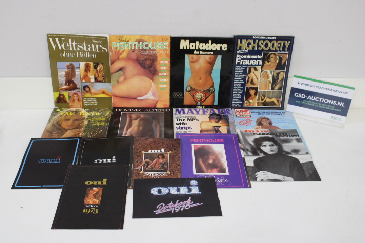 Verzameling erotische tijdschriften en 'oui' datebooks – foto 2 – kavel bij GSD Auctions, Zoeterwoude