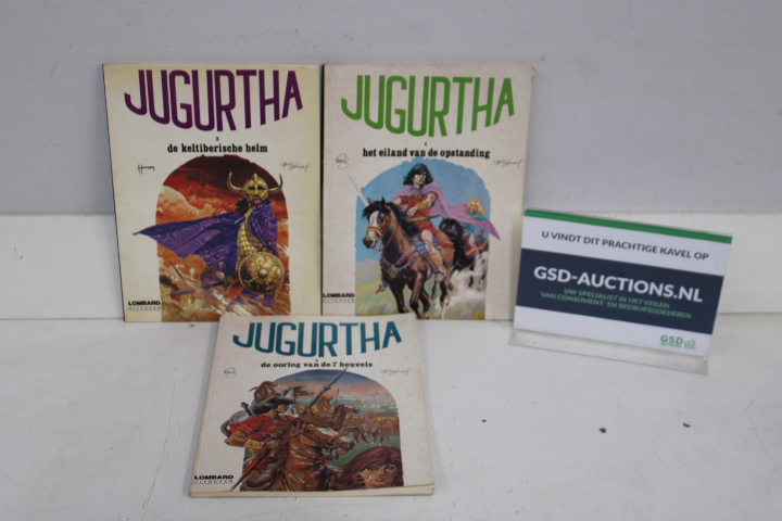 JUGURTHA stripboeken set van 3 – foto 2 – kavel bij GSD Auctions, Zoeterwoude