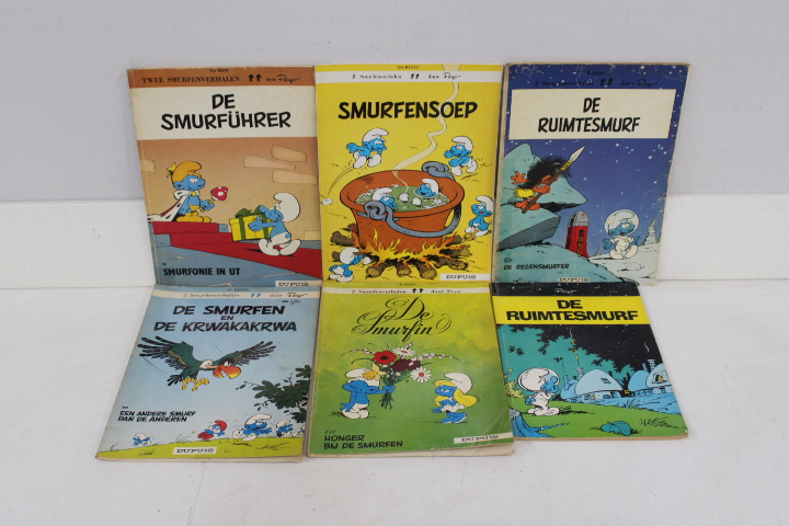 6 Smurfen Stripboeken Diverse Titels – foto 3 – kavel bij GSD Auctions, Zoeterwoude