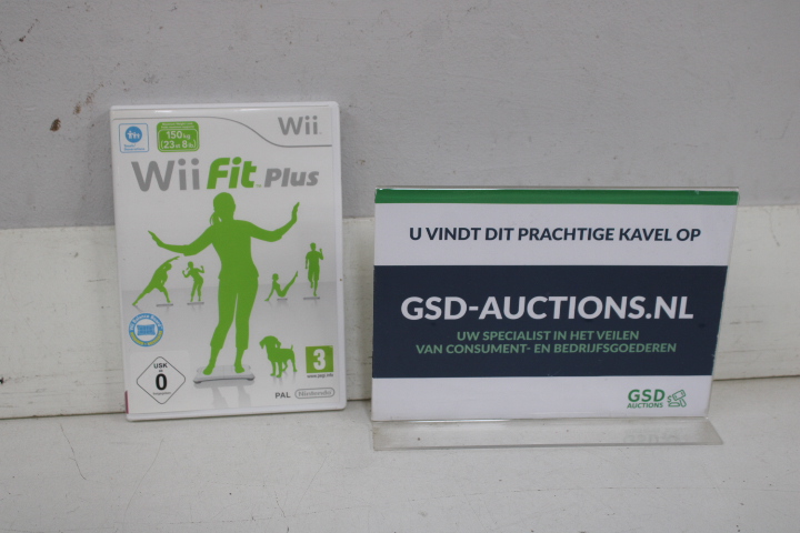 Nintendo Wii Fit Plus spel – foto 2 – kavel bij GSD Auctions, Zoeterwoude