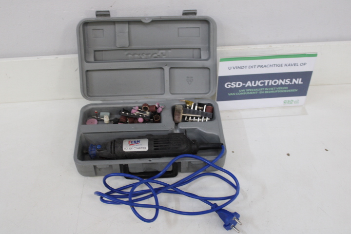 Ferm Dremel in opbergkoffer met accessoires – foto 2 – kavel bij GSD Auctions, Zoeterwoude
