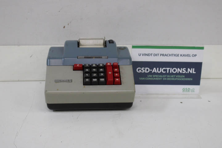 Hermes rekenmachine met printfunctie – foto 2 – kavel bij GSD Auctions, Zoeterwoude