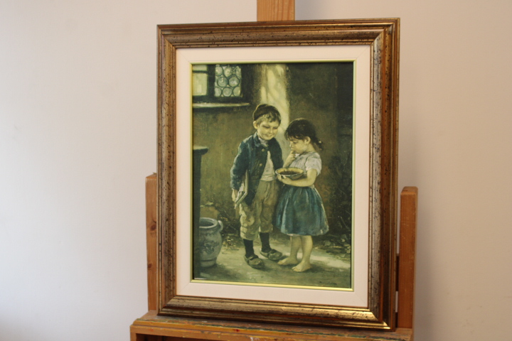 Reproductie poster van het schilderij 'Twee Jongens' – foto 3 – kavel bij GSD Auctions, Zoeterwoude