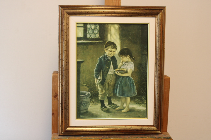 Reproductie poster van het schilderij 'Twee Jongens' – foto 4 – kavel bij GSD Auctions, Zoeterwoude