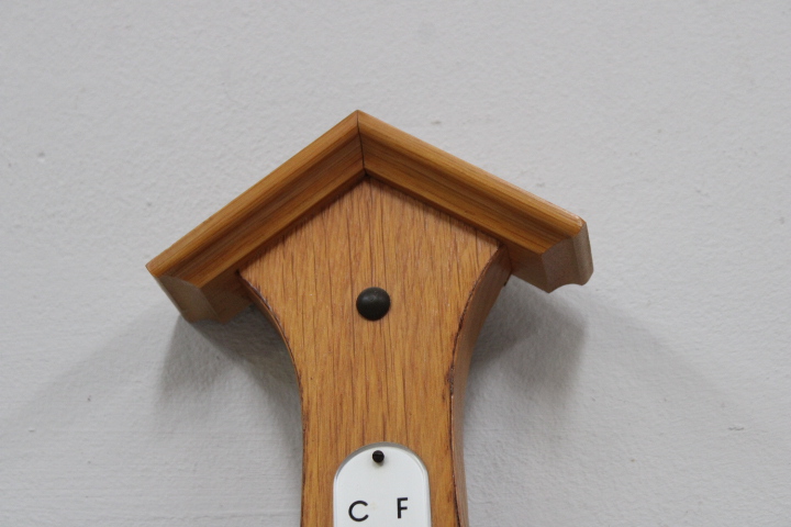Houten barometer met thermometer – foto 3 – kavel bij GSD Auctions, Zoeterwoude