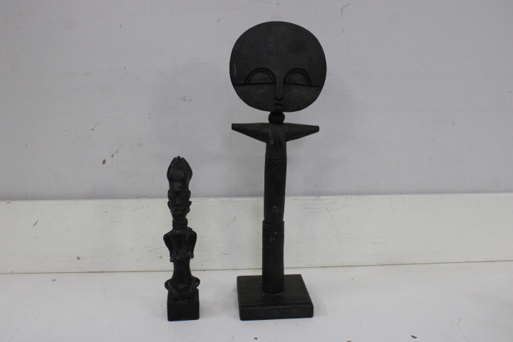 Set van vier Afrikaanse houten beelden – foto 4 – kavel bij GSD Auctions, Zoeterwoude