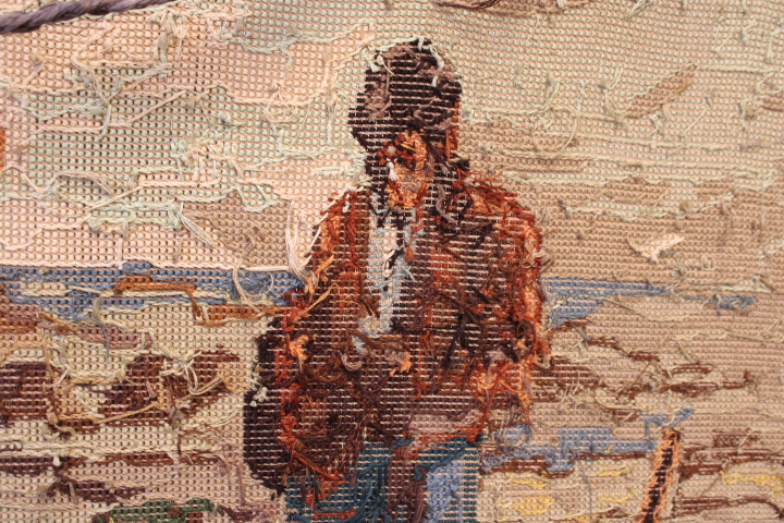 Geborduurd werk van het wereldberoemde schilderij L’Angélus – foto 14 – kavel bij GSD Auctions, Zoeterwoude