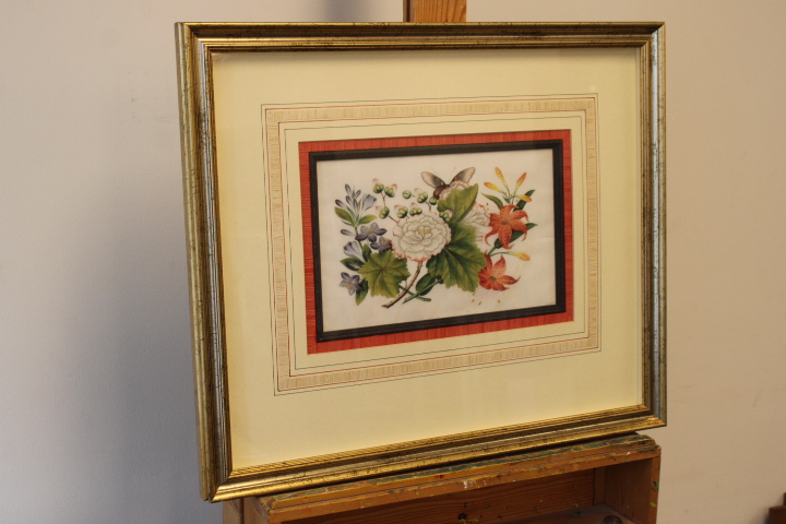 Ingelijste botanische prent met bloemen – foto 3 – kavel bij GSD Auctions, Zoeterwoude