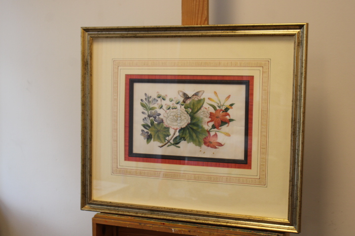 Ingelijste botanische prent met bloemen – foto 4 – kavel bij GSD Auctions, Zoeterwoude