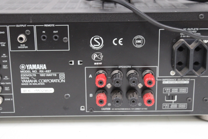 Yamaha Natural Sound Stereo Receiver AX-497 – foto 10 – kavel bij GSD Auctions, Zoeterwoude