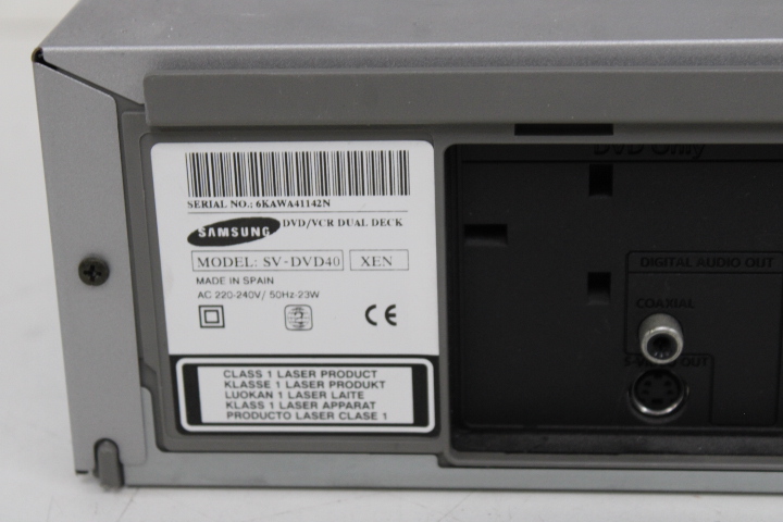 Samsung DVD/VHS-speler SV-DVD40 – foto 7 – kavel bij GSD Auctions, Zoeterwoude