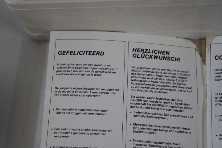 Singer Serenade 10 Naaimachine – foto 18 – kavel bij GSD Auctions, Zoeterwoude