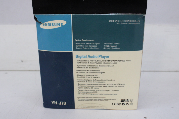 Samsung YH-J70 draagbare MP3-speler met accessoires – foto 13 – kavel bij GSD Auctions, Zoeterwoude