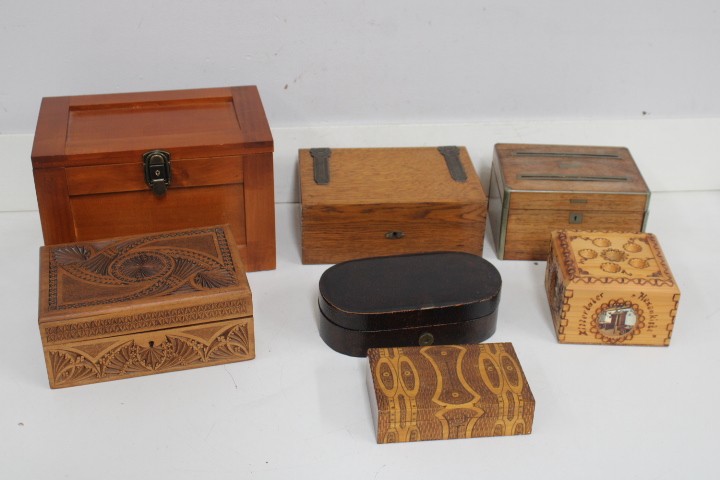 Set van 7 houten sierdozen – foto 3 – kavel bij GSD Auctions, Zoeterwoude