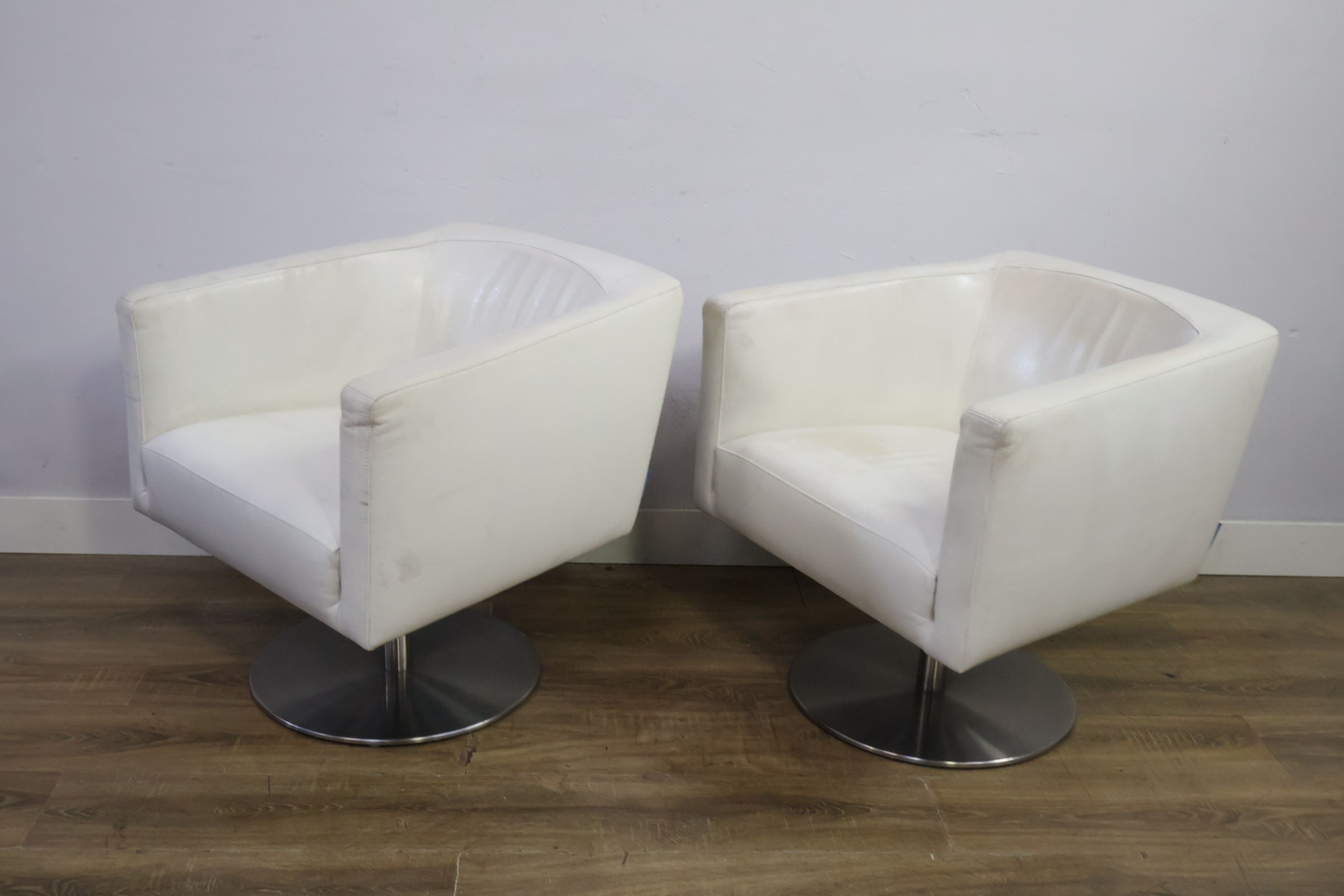 Set van 2 Lederen draaifauteuils - Crack by Machalke – foto 11 – kavel bij GSD Auctions, Zoeterwoude