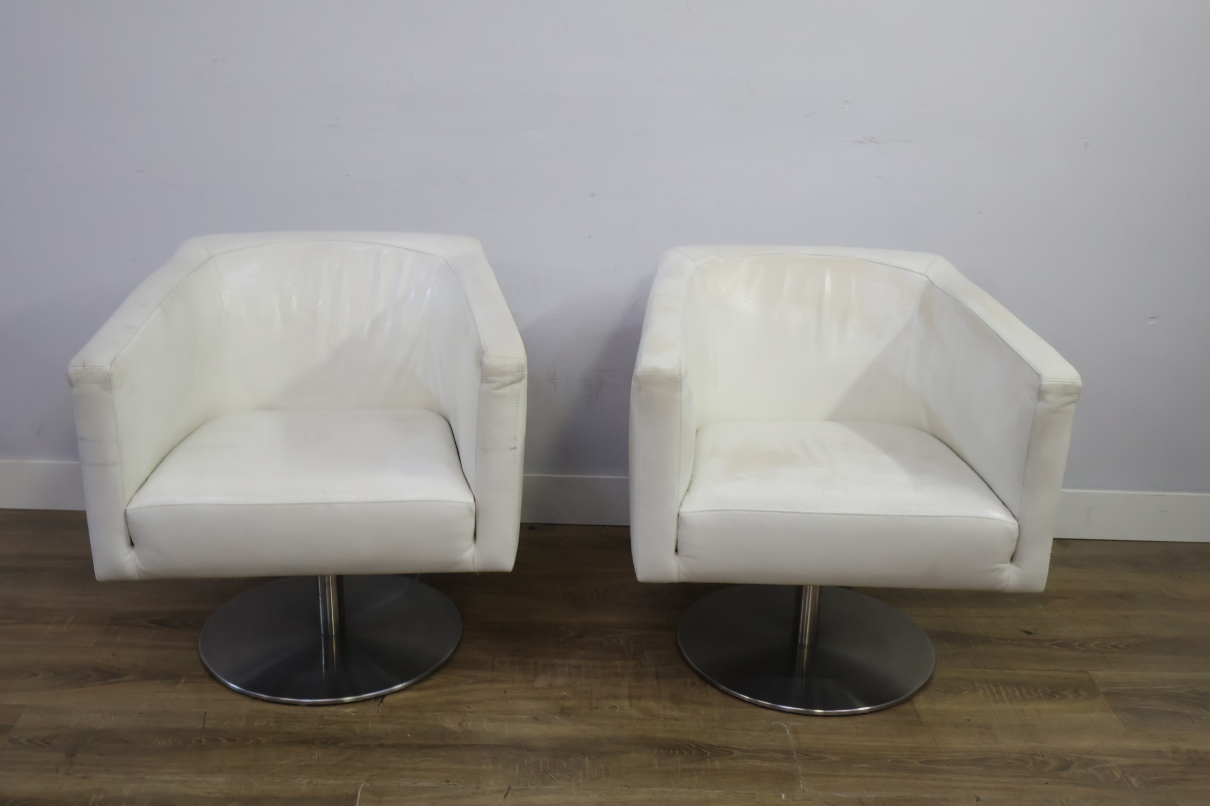 Set van 2 Lederen draaifauteuils - Crack by Machalke – foto 13 – kavel bij GSD Auctions, Zoeterwoude