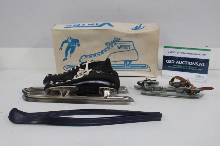 Viking vintage schaatsen set en vintage onderbindschaatsen set – foto 2 – kavel bij GSD Auctions, Zoeterwoude