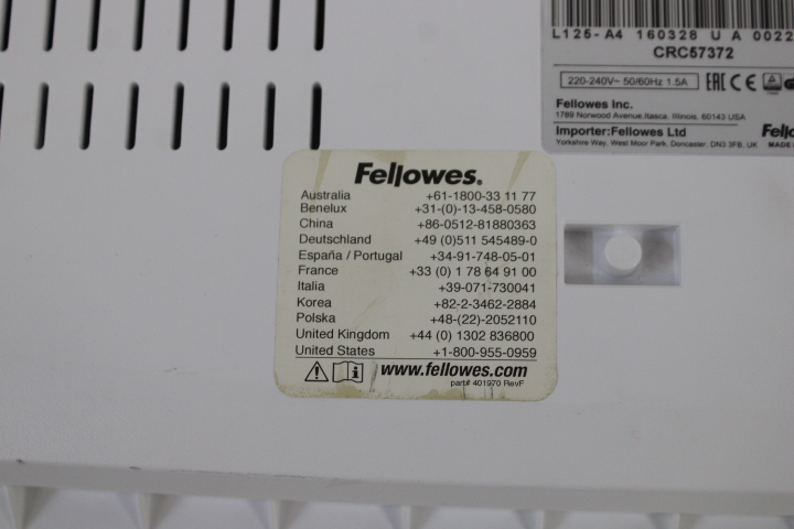 Fellowes L125 A4 – foto 14 – kavel bij GSD Auctions, Zoeterwoude