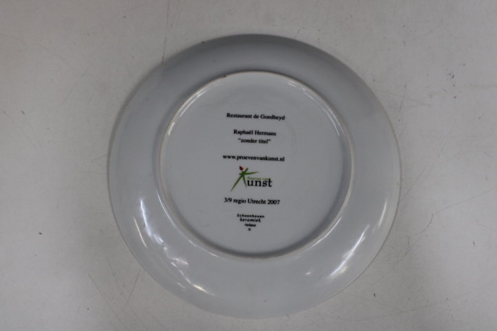 Decoratief bord - Raphael Hermans – foto 10 – kavel bij GSD Auctions, Zoeterwoude