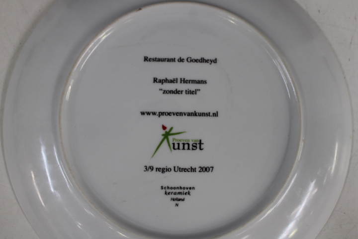 Decoratief bord - Raphael Hermans – foto 11 – kavel bij GSD Auctions, Zoeterwoude