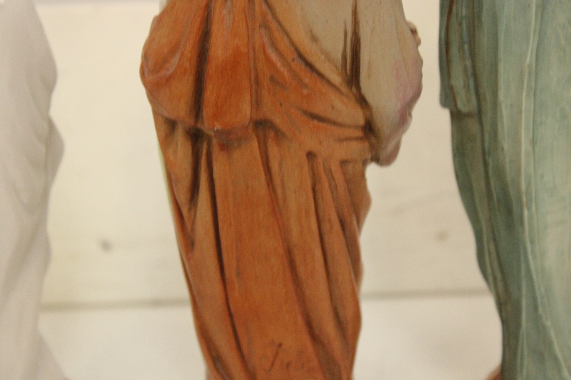 Set religieuze beeldjes van Maria, Joseph met kind – foto 14 – kavel bij GSD Auctions, Zoeterwoude