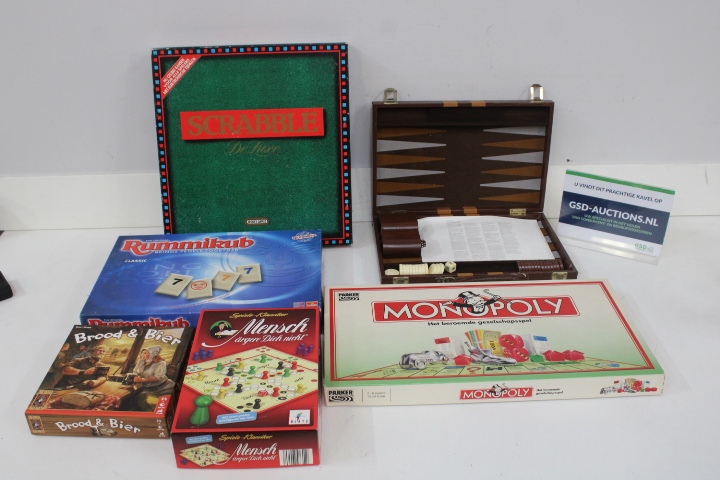 Bordspellen met Scrabble, Monopoly, Rummikub – foto 2 – kavel bij GSD Auctions, Zoeterwoude